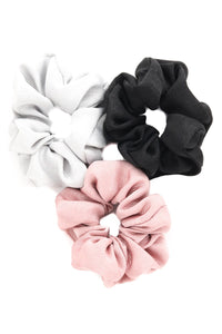 3 Pack Ribbed Scrunchies