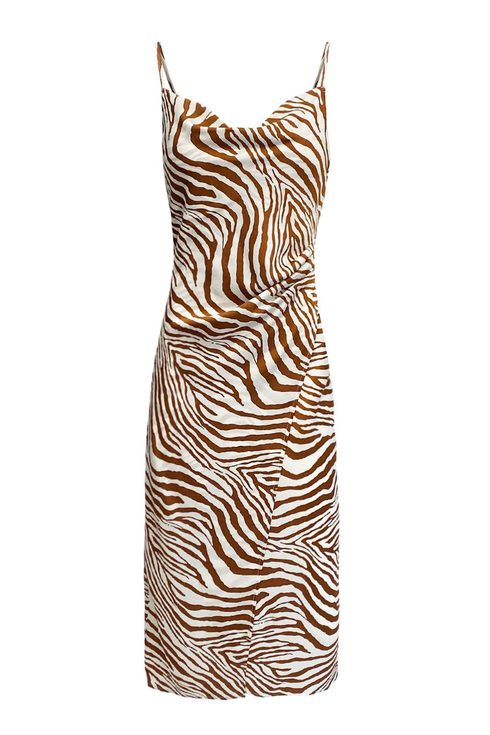 Joan Zebra Slip Dress